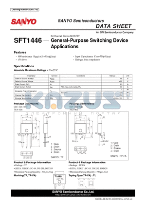 SFT1446 datasheet - General-Purpose Switching Device Applications