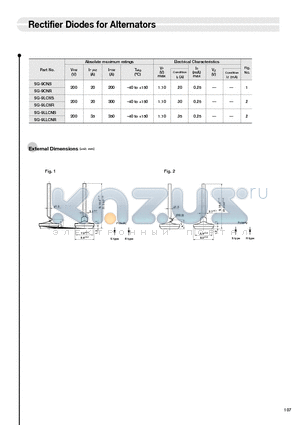 SG-9LLCNS datasheet - Rectifier Diodes for Alternators