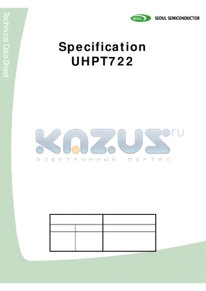 UHPT722 datasheet - surface-mount LED