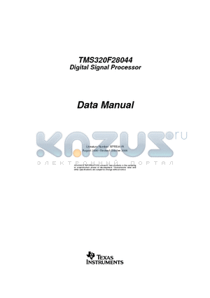 TMS320F28044PZS datasheet - Digital Signal Processor