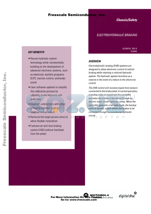 SG2007 datasheet - ELECTROHYDRAULIC BRAKING