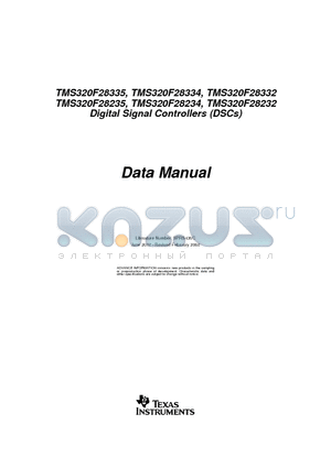 TMS320F28335 datasheet - Digital Signal Controllers (DSCs)