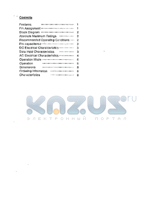S-22S12 datasheet - PARALLEL NON-VOLATILE RAM