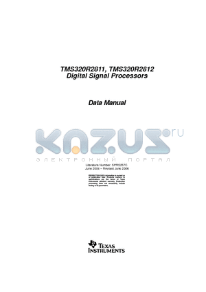 TMS320R2812ZHHQ datasheet - Digital Signal Processors