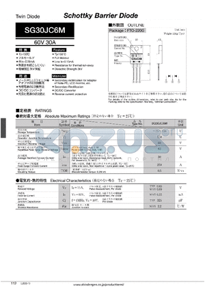 SG30JC6M datasheet - Twin Diode