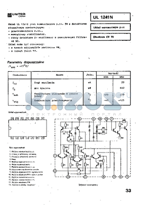 UL1241 datasheet - OBUDOWA CE 70