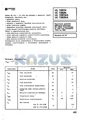 UL1262 datasheet - OBUDOWA CE70