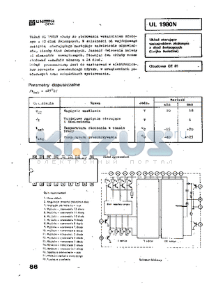 UL1980N datasheet - OBUDOWS CE 81