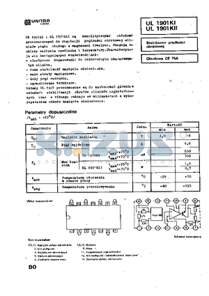 UL1901KI datasheet - OBUDOWS CE 75A