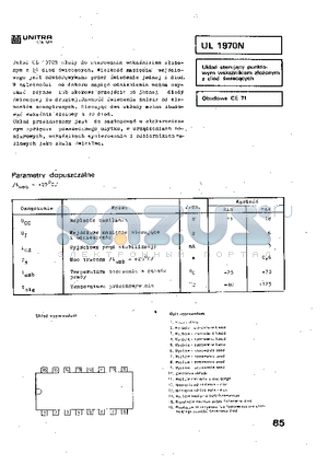 UL1970N datasheet - OBUDOWA CE 71