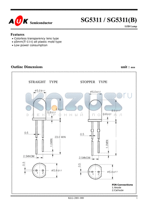 SG5311B datasheet - LED Lamp