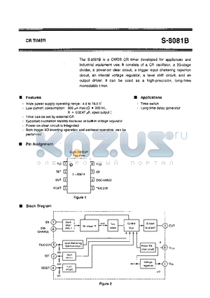 S-8081 datasheet - CR TIMER