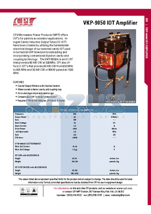 VKP-9050 datasheet - IOT Amplifier