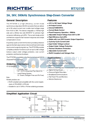 VLF10045 datasheet - 3A, 36V, 500kHz Synchronous Step-Down Converter