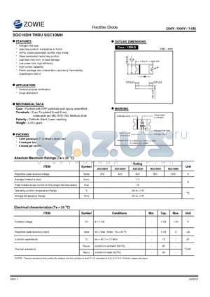 SGC10MH datasheet - Rectifier Diode