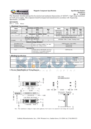 SGE2671-1 datasheet - SGE2671-1