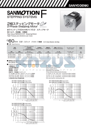 SH1602-5240 datasheet - 2-Phase Stepping Motor