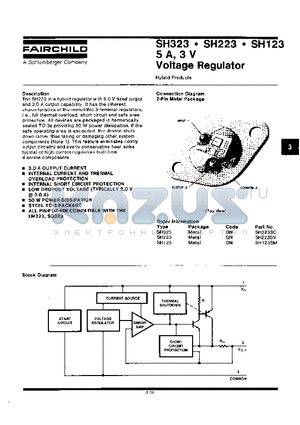 SH323 datasheet - Voltage Regulator