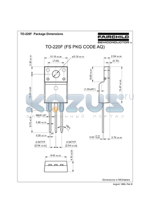 TO-220F datasheet - Discrete Products