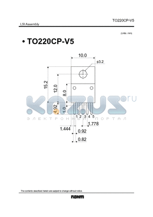 TO220CP-V5 datasheet - LSI Assembly