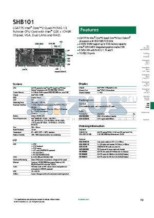 SHB101 datasheet - 10 USB 2.0 ports