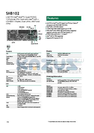 SHB102 datasheet - Supports PCI Express 2.0 x16