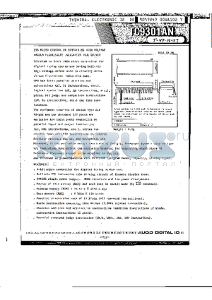 TC9301AN datasheet - TC9301AN