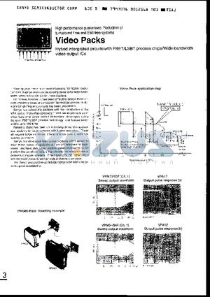 VPA12 datasheet - HYBRID INTERGRATED CIRCUITS/WITH FBET/LSBT PROCESSS CHIPS/WIDE BANDWIDTH VIDEO OUTPUT ICS