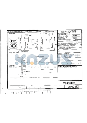 VPP20-2800 datasheet - VPP20-2800