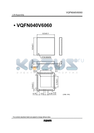 VQFN040V6060 datasheet - LSI Assembly