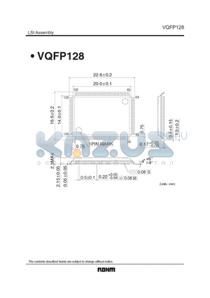 VQFP128_1 datasheet - LSI Assembly