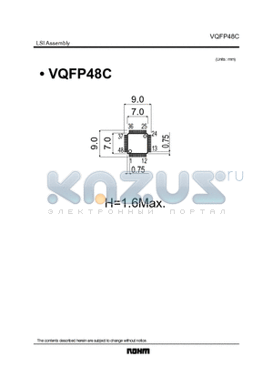 VQFP48C datasheet - LSI Assembly