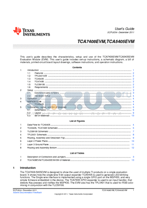 TCA5405RUG datasheet - Works with MSP430 Launchpad