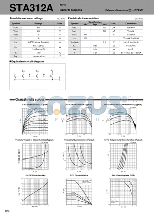 STA312 datasheet - NPN General purpose