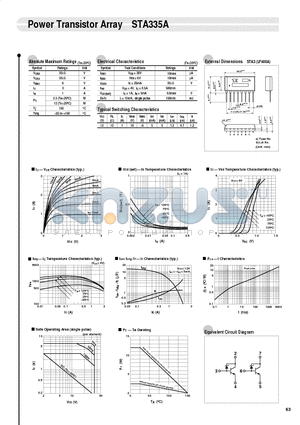 STA335A datasheet - Power Transistor Array