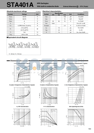 STA401A_06 datasheet - NPN Darlington With built-in avalanche diode