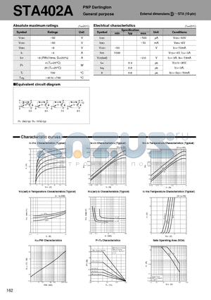 STA402A datasheet - PNP Darlington General purpose