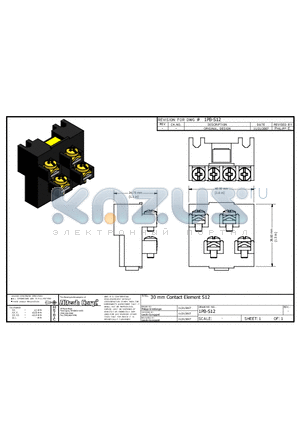 S12 datasheet - 30 mm Contact Element S12