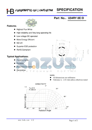 S12PW6C-B datasheet - LED