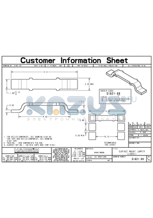 S1621-46 datasheet - SURFACE MOUNT JUMPER (LOOSE)