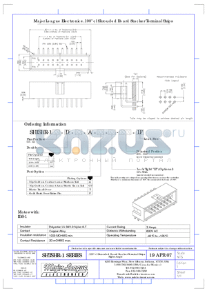 SHTSHR-1 datasheet - .100