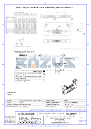 SHTSL-2 datasheet - .079