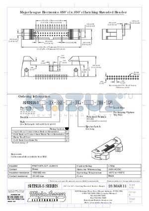 SHTSLR-5 datasheet - .050