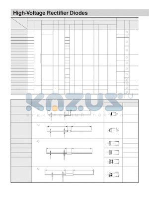 SHV-03 datasheet - High-Voltage Rectifier Diodes