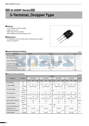 SI-3152P datasheet - 3-Terminal, Dropper Type