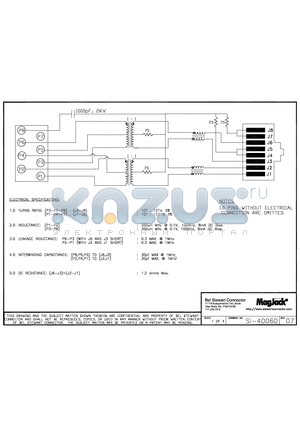 SI-40060 datasheet - SI-40060