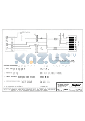 SI-40234 datasheet - SI-40234