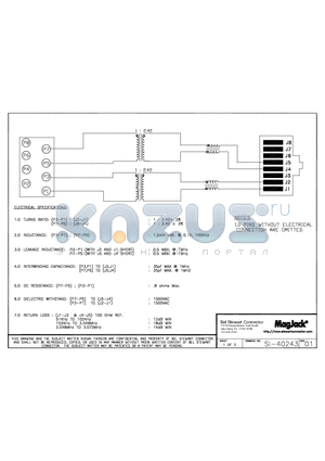 SI-40243 datasheet - SI-40243