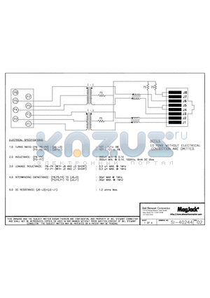 SI-40244 datasheet - SI-40244