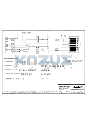 SI-40266 datasheet - SI-40266